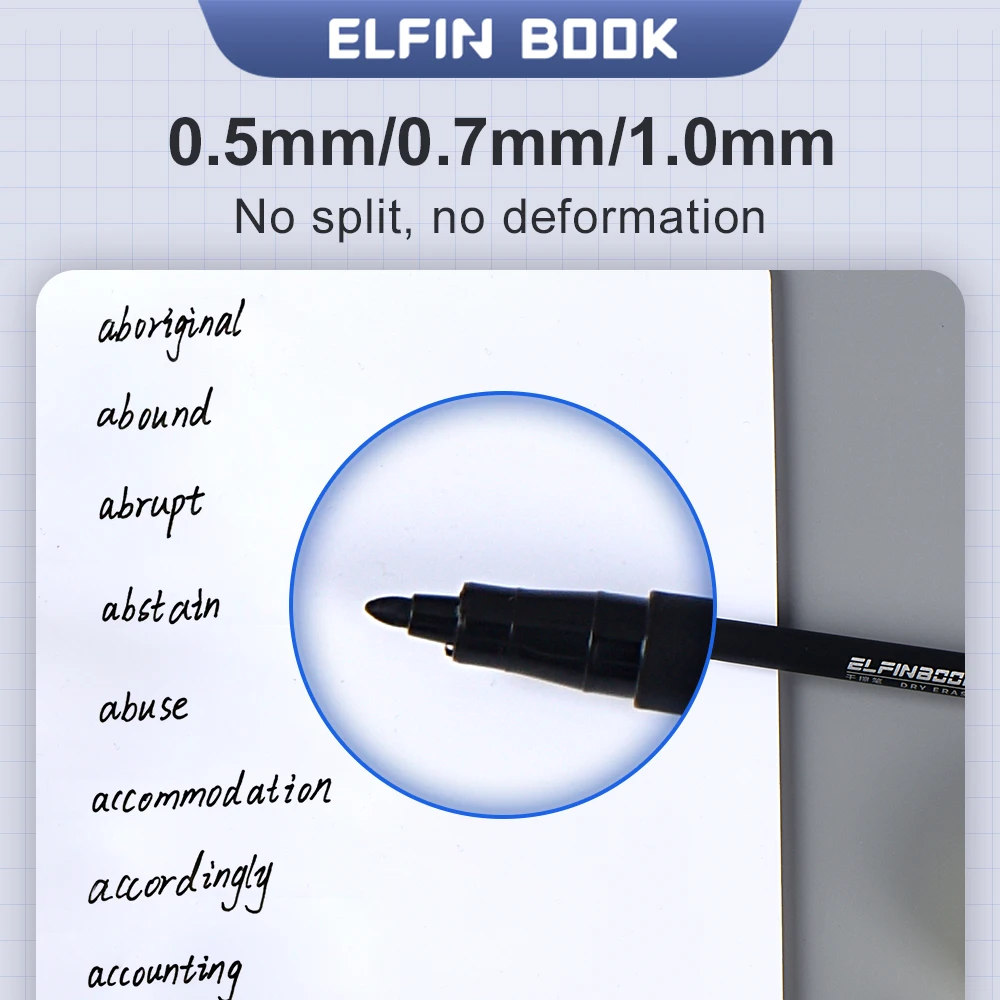 건식 지우기 마커, 지워지는 화이트보드 마커 펜, 사무실 학교 화이트보드 아트 마커, 문구, 엑스트라 파인 팁, 8 가지 색상, 0.5mm