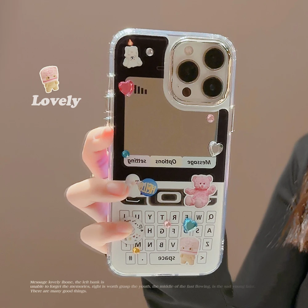 

For iPhone 15 Pro Max Glitter Fancy Colored Diamond Phone Case For iPhone 14 11 13 12 Pro Max 15 Plus Silicone Shockproof Covers
