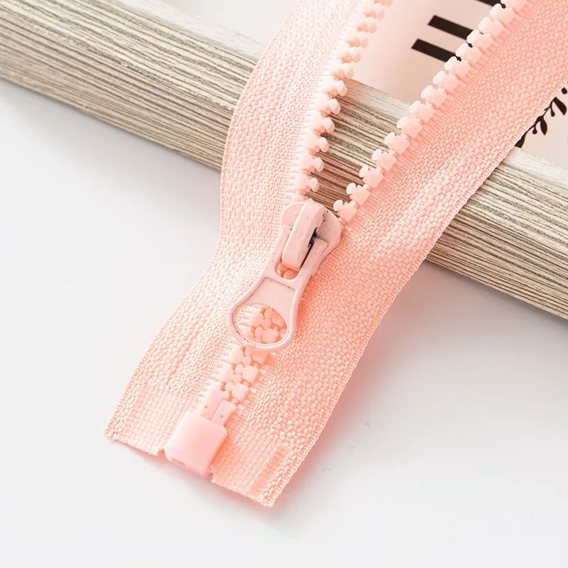 Resin Open-End Zipper for Garment Sewing and Accessories