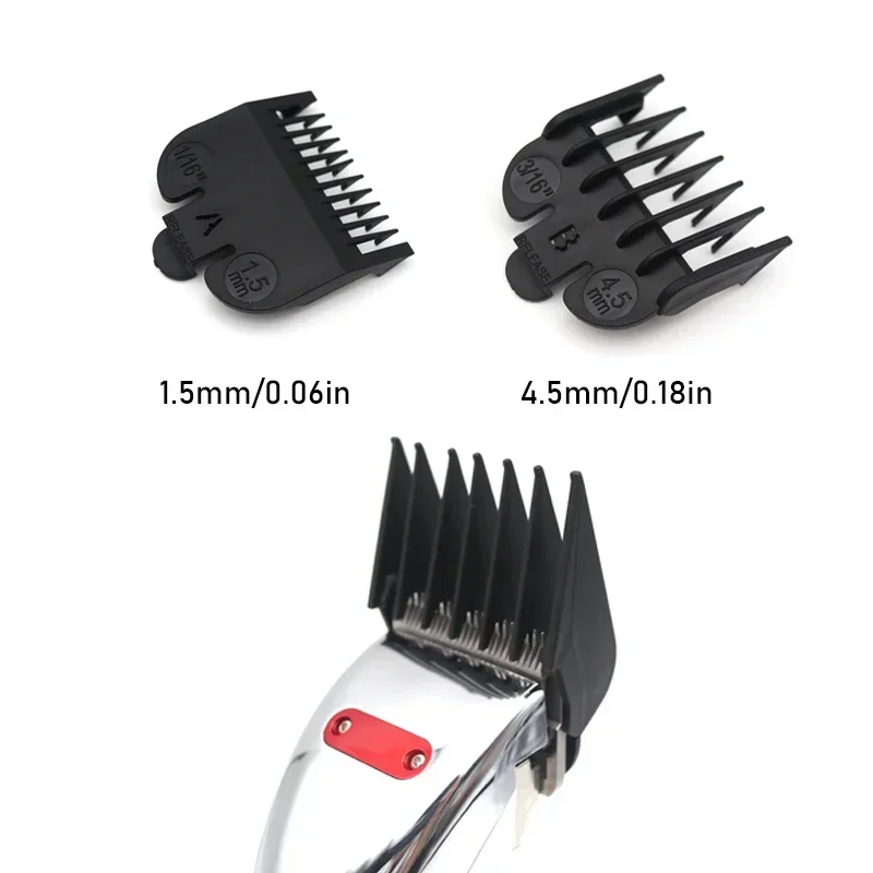 2pcs 1.5/4.5mm Hair Cutting Combs for Professional Hair Trimmer Machine Universal Guards Barber Accessories Trimmer Limit Combs