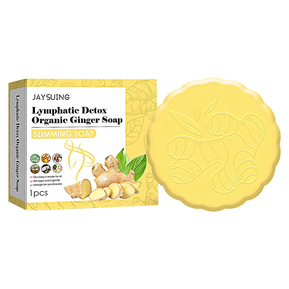 Natural Organic Ginger Soap Ginger Lymphatic Drainage Detox Weight Loss  Ginger Soap for Swelling and Pain Relief - AliExpress