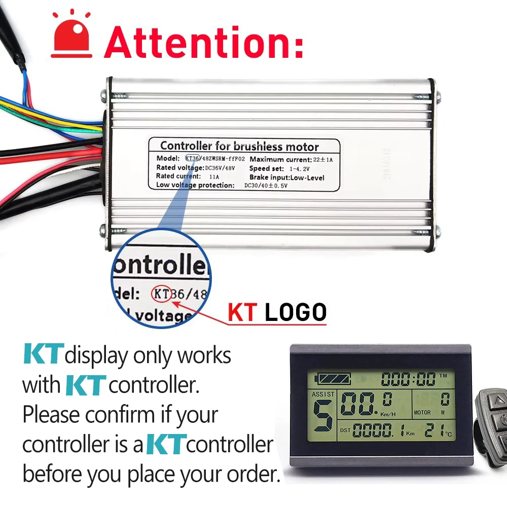 전기자전거 개조 키트 500W 36V 48V KT LCD3U LCD8HU USB 충전기 미터 LCD5 디스플레이 앞/뒤 카세트 허브 모터 DIY 키트