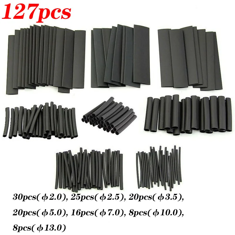 Comprehensive Heat Shrink Tubing Kit for Cable Protection and Repair
