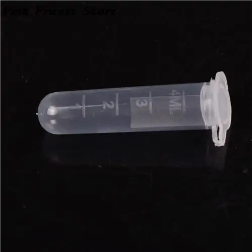 30Pcs 5ml Plastic test tubes with clear scale centrifuge tube with lip Graduation EP tube centrifuge tube,plastic test tubes