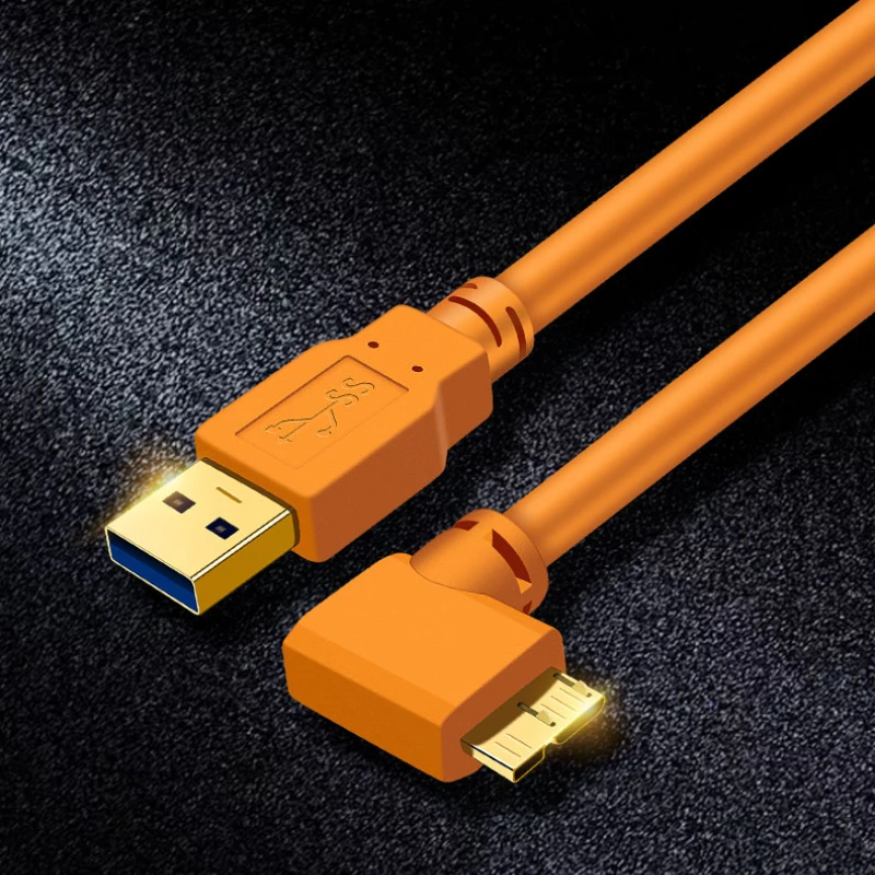 para Mini Usb3.0 para Micro b Câmera Angular de Cabo 3m 5m 8m 10m para Canon 5d4 1dx2 5ds 5dsr Nikon d5 D800 D810a e D850 Usb2.0 - Image 5