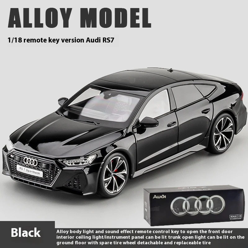 1:18 AUDI RS7 Sportback Coupe Remote Control Alloy Diecast