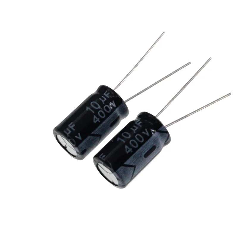 400V 10uF Aluminum Electrolytic Capacitor 8*12mm Radial 20pcs electrolytic capacitor aluminum capacitor aluminum electrolytic capacitor