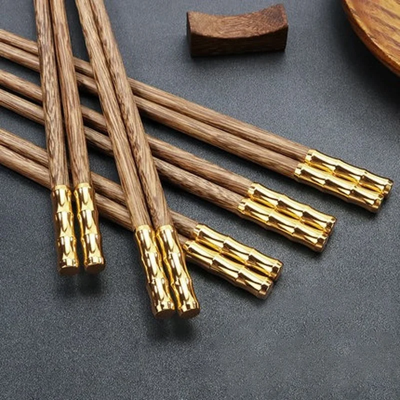 

High Quality Premium Natural Red SandalWood Chopsticks Gift Box Packaging Household Cutlery Tableware Set Chinese Chopsticks