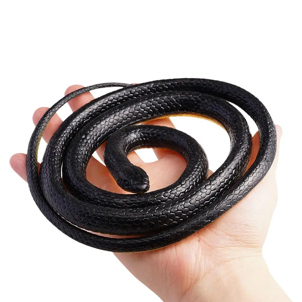 Realistic Soft Snake Scare Gags Toy Safari Garden Props Joke Prank Gift About 120cm Novelty And Gag Playing Jokes Toys