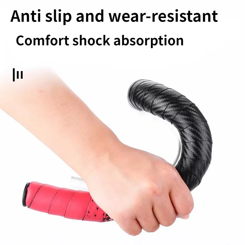Bicycle Handlebar Tape Anti-Vibration PU EVA Bent Cycling Road Bike Tapes Racing Breathable Non-Slip Handle Bar Belt Wrap bike handlebar tape