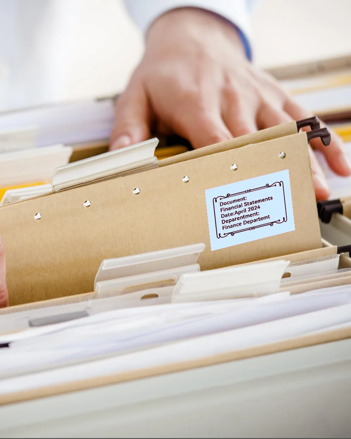 M110/M110S/M120 Sticker Labels- 1.57"x1.18"(40x30mm) Black Khaki and Blue Label for Small Business Home Office 230 Labels/Roll