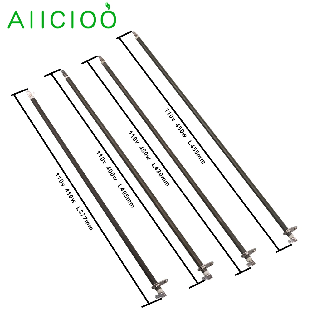 Aquecedor Elétrico do Forno de 110v com o Calefator Reto Bonde do Calefator da Chapa Metálica Recozendo o Aquecimento do ar Quente Resistance400w 410w 450w