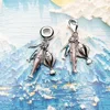 Charm Pendant Fishes Spring Men Women Trendy 925 Sterling Silver Jewelry Accessories Lucky Gift 3