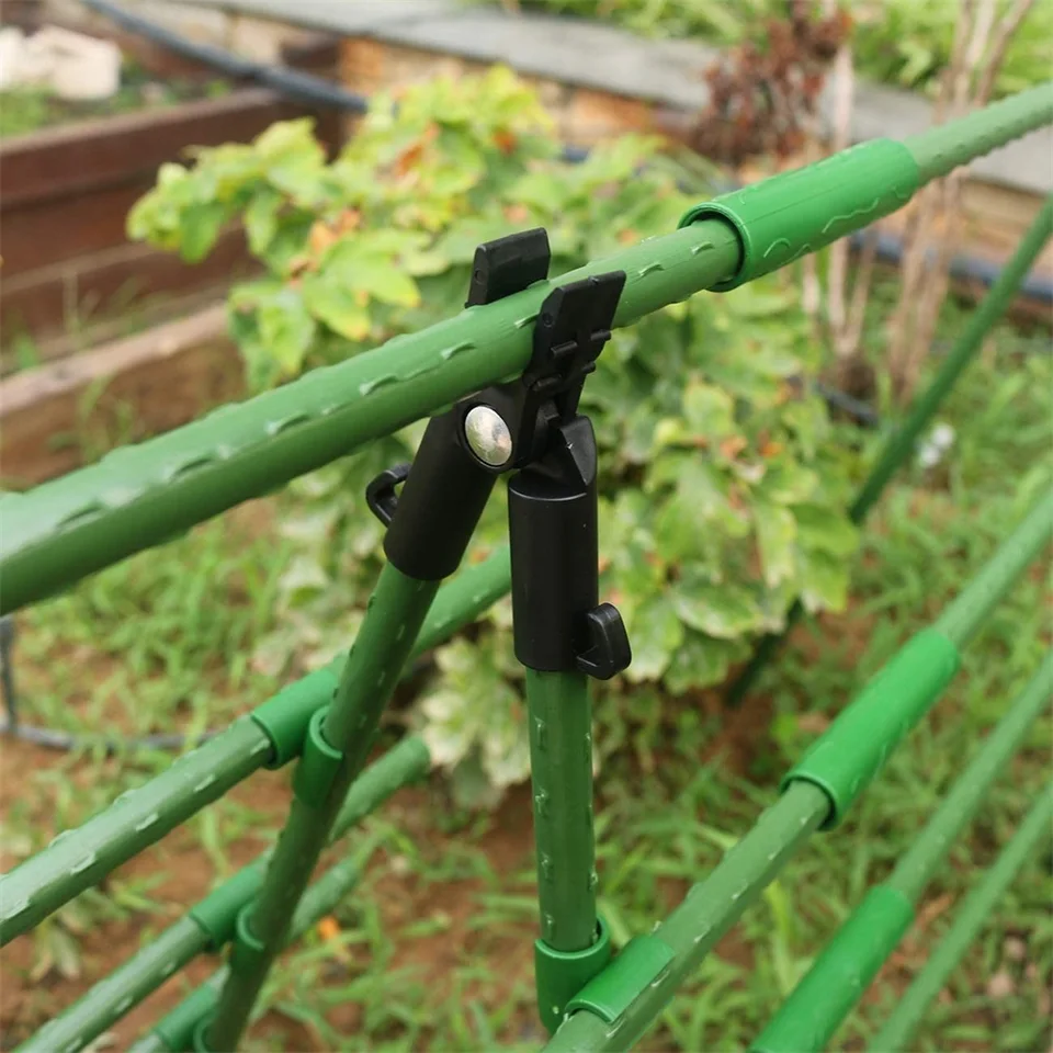60 Connettori Per Traliccio Piante – Clip Universali In Plastica Per Supporto Piante Rampicanti, Fissaggi A Croce E Dritti