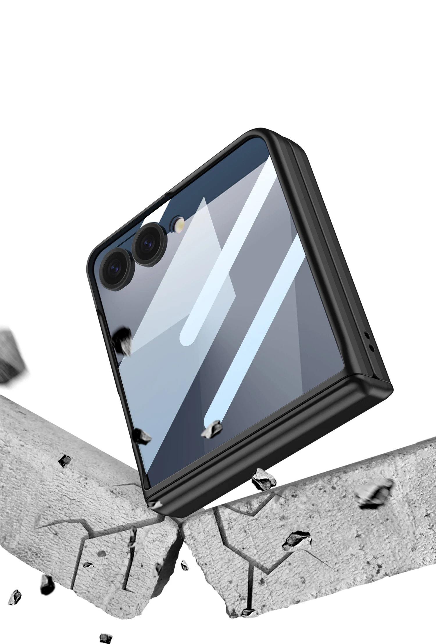 Magnetic Hinge All-included Case for Samsung Galaxy Z Flip 7 6 Outer Screen Prot