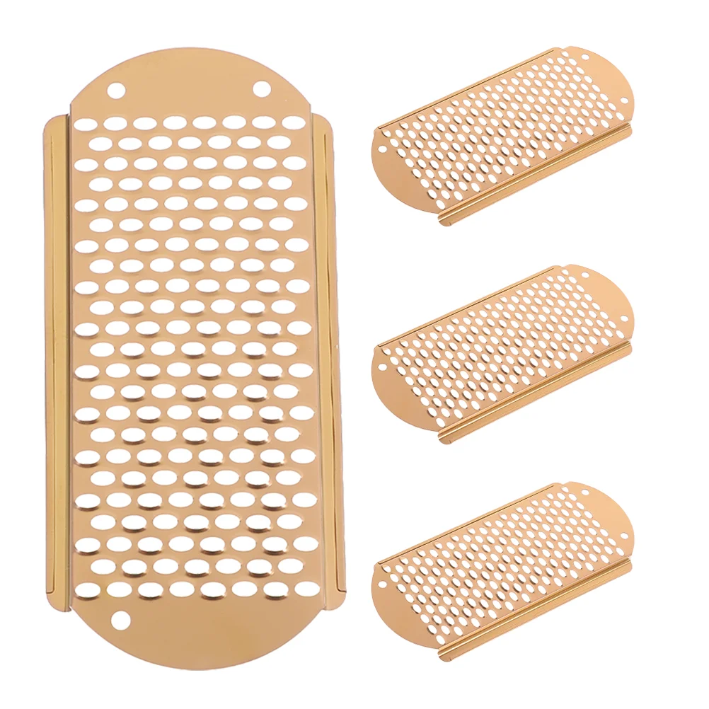 

4 Pcs Razors Pedicure Tools for Feet Pumice Stone Grater Foot Files Scraper Salon Skin Rasp Hard Remover