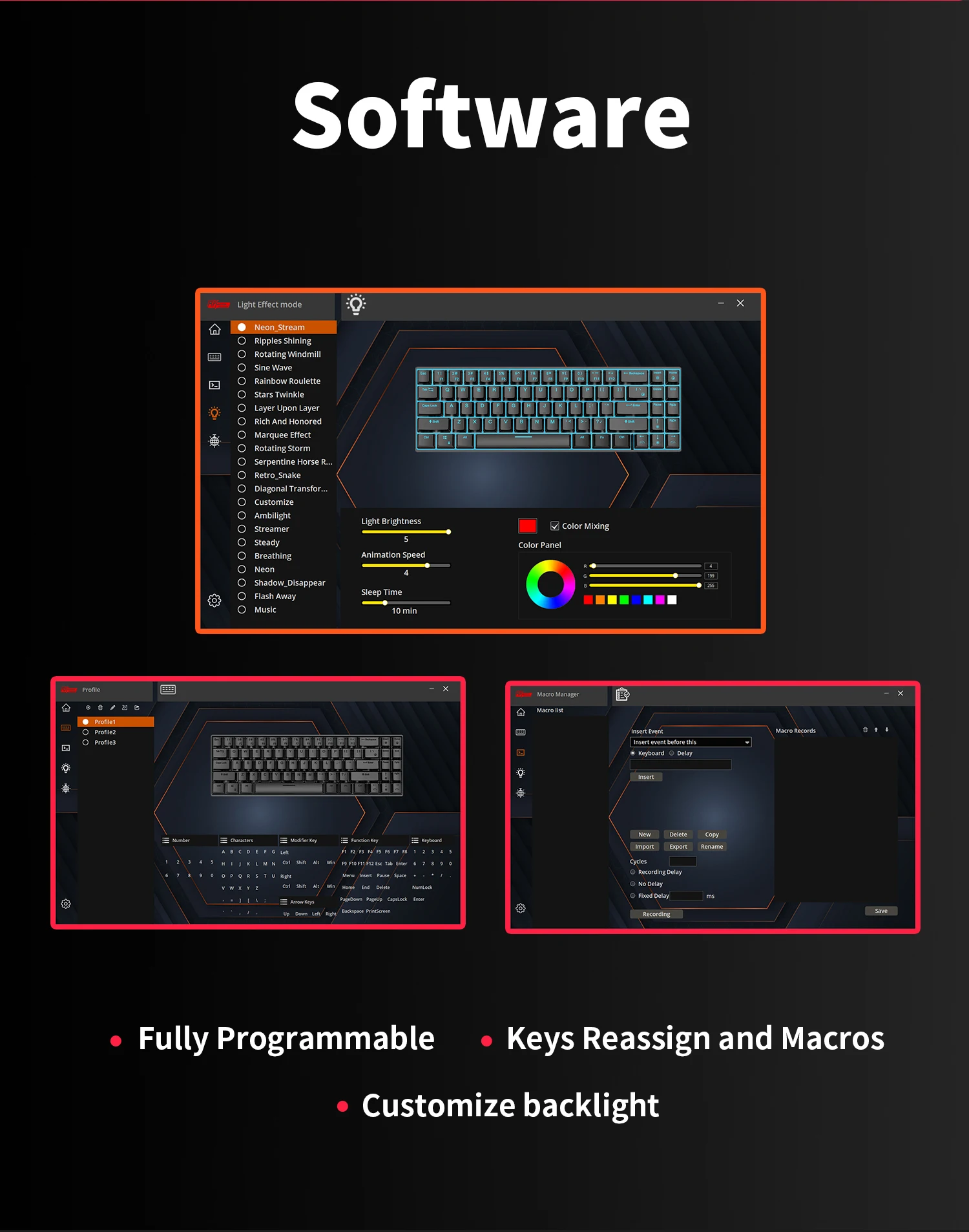 plus royal kludge teclado mecânico sem fio bluetooh rgb backlit gamer teclados chave mini