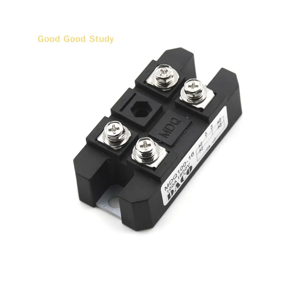 고출력 브리지 정류기 모듈, 단상 다이오드 브리지 정류기, 4 단자 1600V, 100A, 1 개