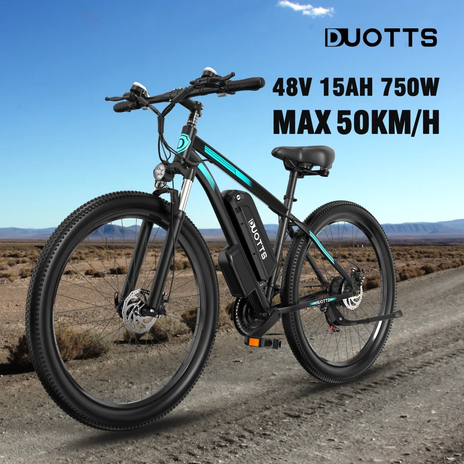 Nuovi Duotts C29 Bicicletta Elettrica Pneumatici Da 29 Pollici 750W E-Bike 48V 15Ah Mountain Bike 21 Velocità Ebike
