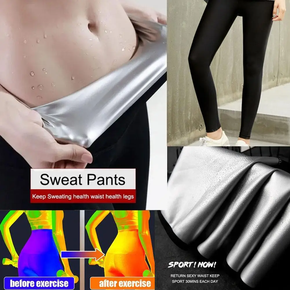 

Women's Fitness Running Sweatpants Sweat Nine-Point Pants Sweating Pants Running Fitness Pants Pants Shaping Protection Wai L9H1