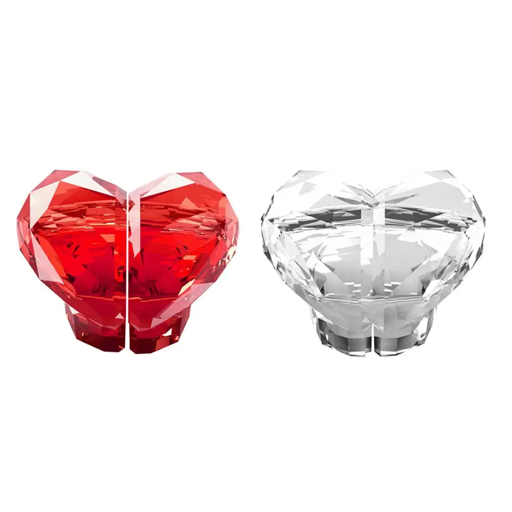 Heart Shaped Toilet Presser Toilet Water Tank Press Button Nail Bathing Push Protector Room Accessories Switch Decor E6U8
