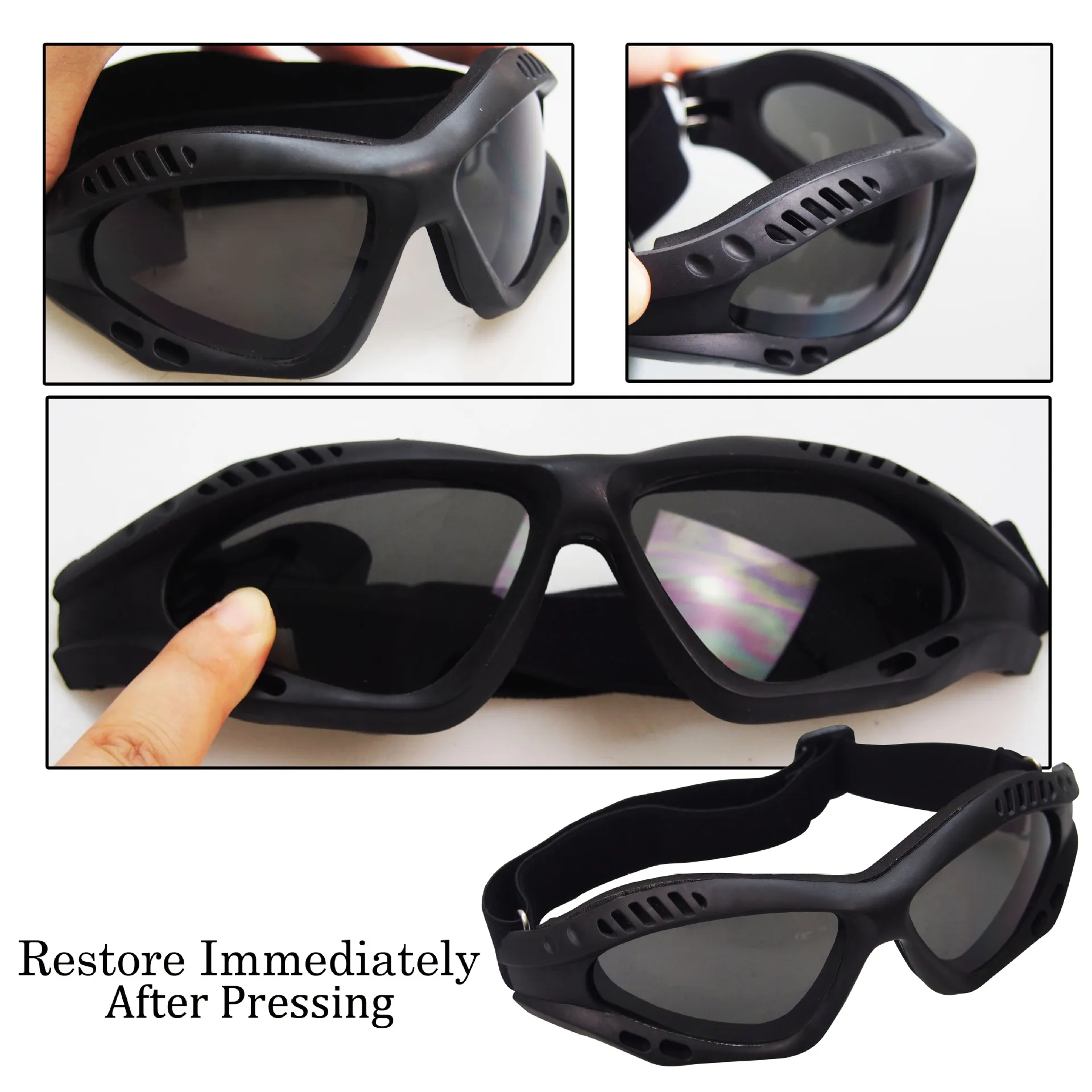 Enhanced Outdoor Sports Windproof and Anti-Dust Goggles