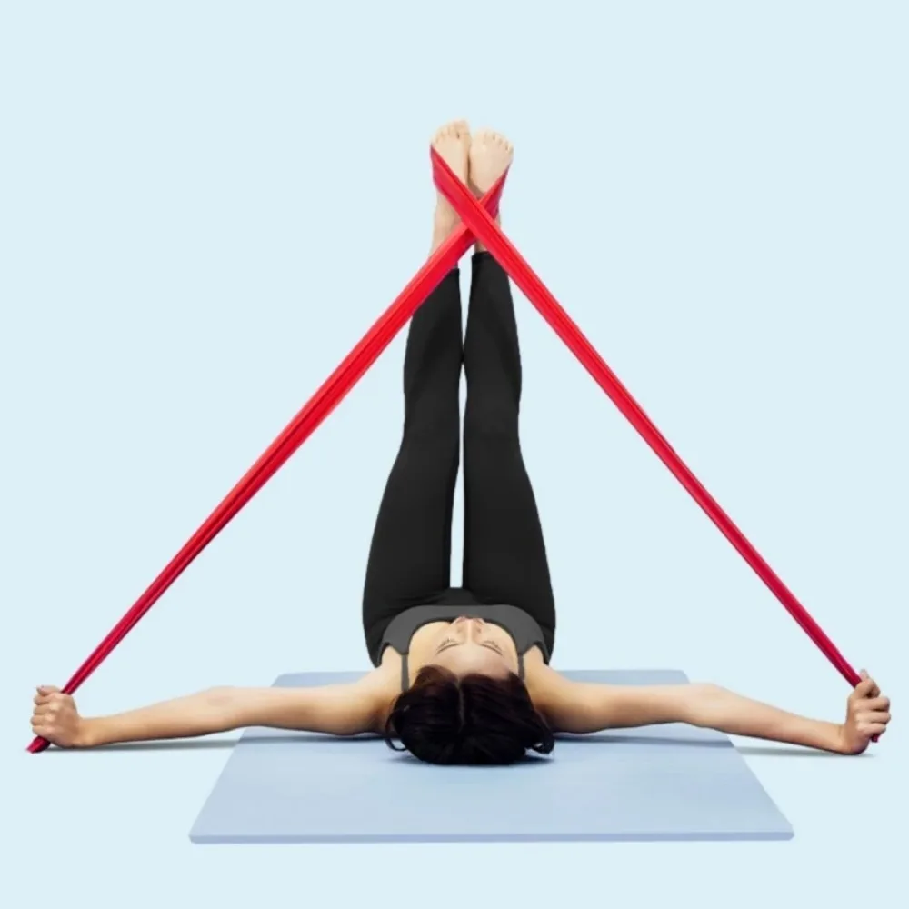 Fitness Resistance Band Long For Men Women Pilates Stretch