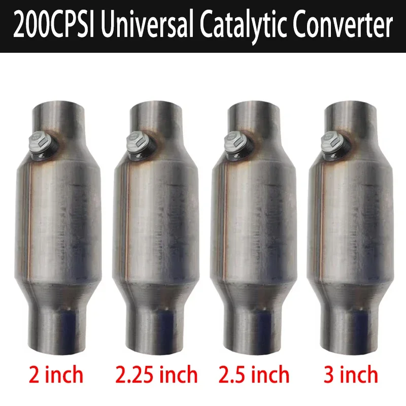 Catalytic Converter High Flow Metal Core Honeycomb Exhaust Filter 200 Cell