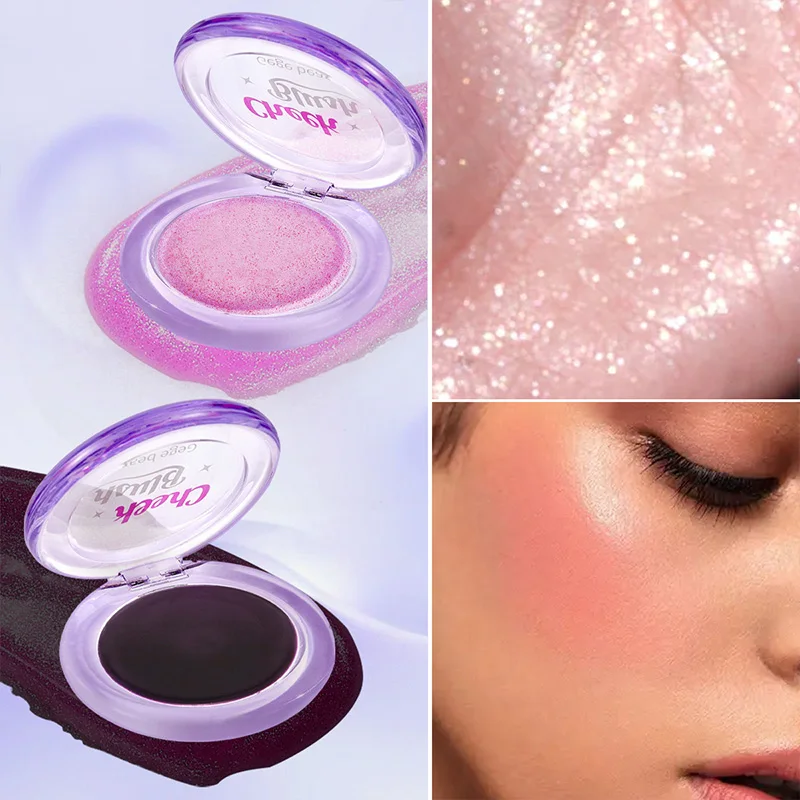 Gogo Bear Transparent Crystal Blush Moisturizing Cream naturally enhances the color and creates a tender atmosphere 2