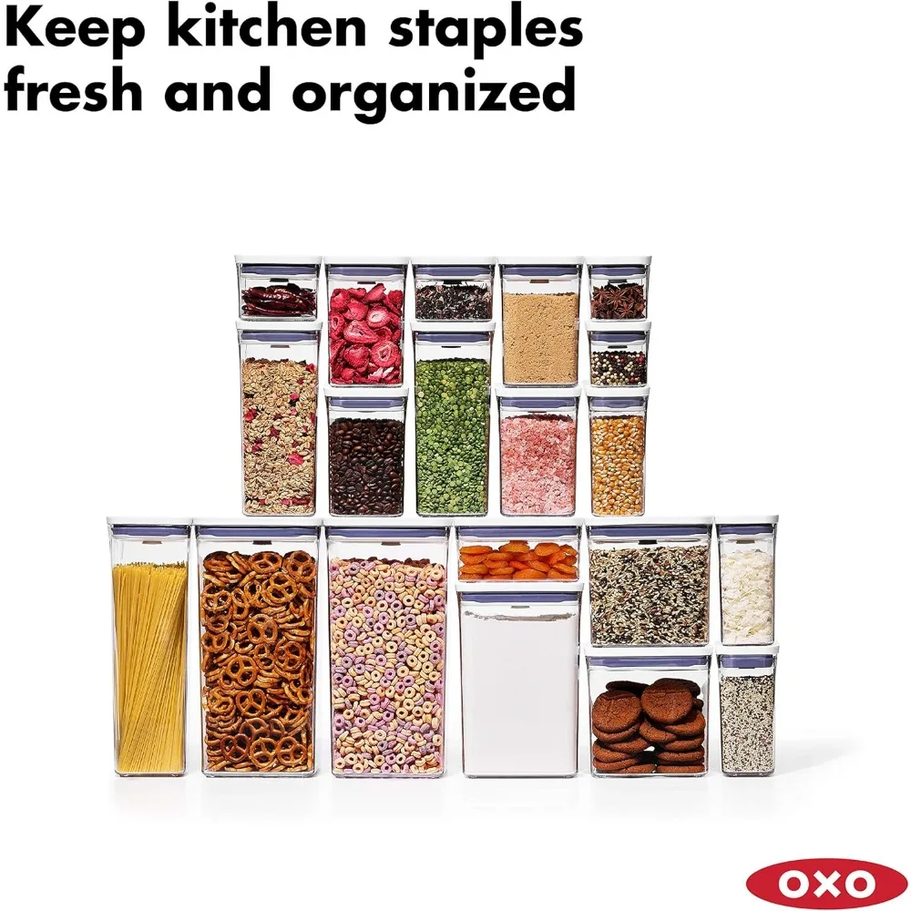 Good Grips 20-Piece POP Container Set + OXO Good Grips 8-Piece Baking Essentials POP Container Set 3