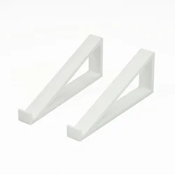 Ergonomic Elevated Keyboard and Monitor Stand with No - Slip Pad Design (WHITE)