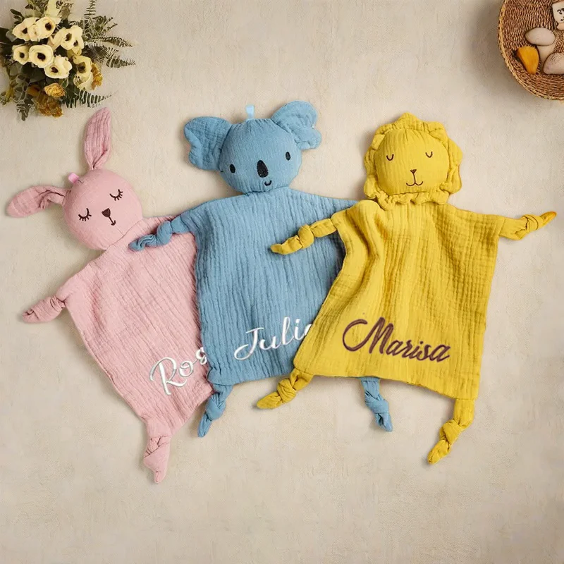 모노그램  이름 이불 - 여아를 위한 부드러운  선물, 베이비 샤워 선물, 맞춤형  담요