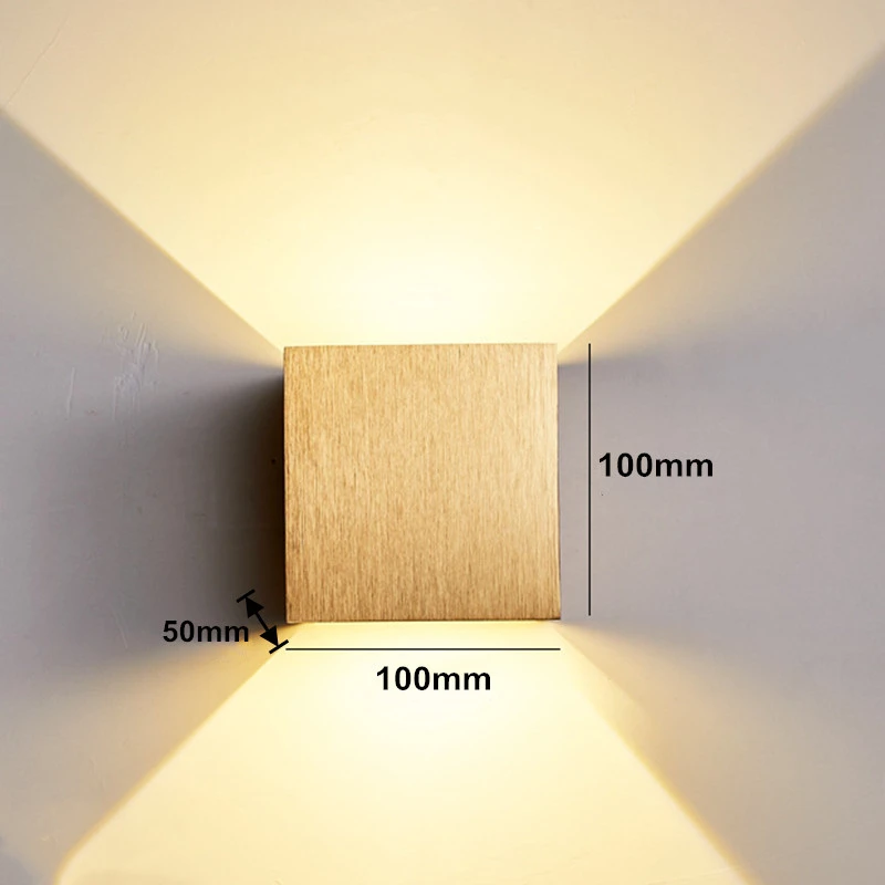 Indoor Wall Lamp 6W UP and Down LED Aluminium Wall Light Aisle Stair ...
