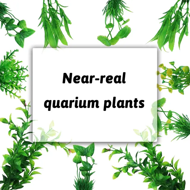 Aquarium Artificial Green Plants Set 3