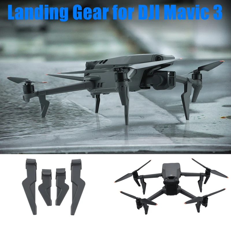 

for DJI Mavic 3/3 Classic Extension Landing Gear Drone Heightened Increased Leg Tripod Gimbal Fuselage Protector Accessory