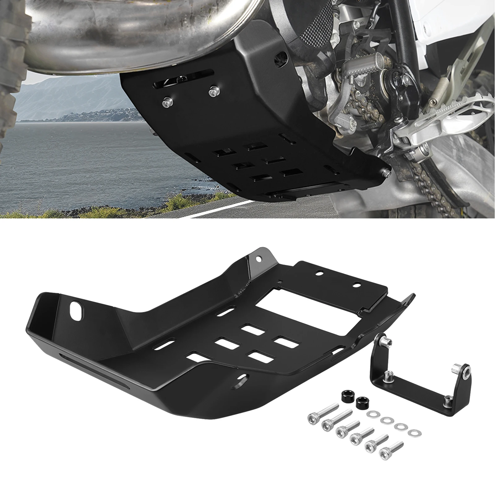 

For Husqvarna TE300 TE250 2024 TX300 2023-2024 Motorcycle Engine Bottom Guard Skid Plate Cover For GasGas EC300 EC MC EX 250 300