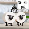 Cute Black Sheep Bathroom Roll Paper Rack High Quality Paper Towel Storage Cartoon Sheep Paper Rack Family Decorative Ornaments 1
