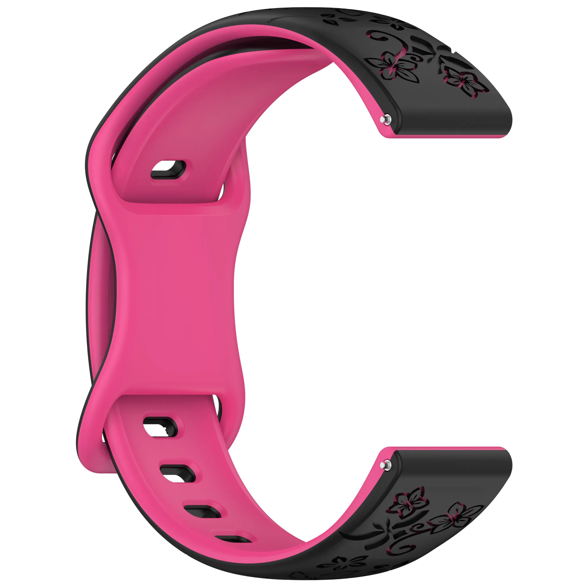 Silicone Watch Band Strap - Adjustable 18mm Bracelet