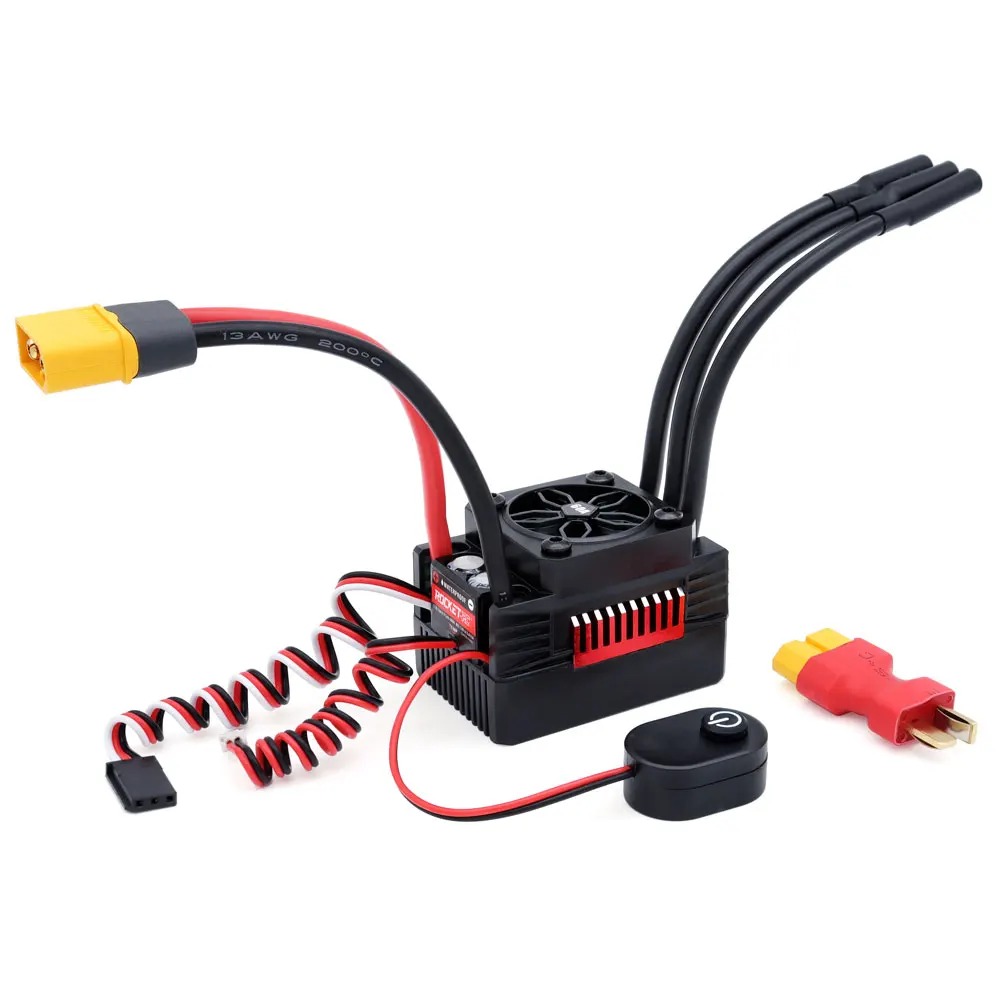 Rocket V2 Waterproof 3660 4250KV 3660KV 3200KV 2800KV Brushless Motor 90A 60A ESC Combo Set for 1/8 1/10 RC Car Tank Vehicle