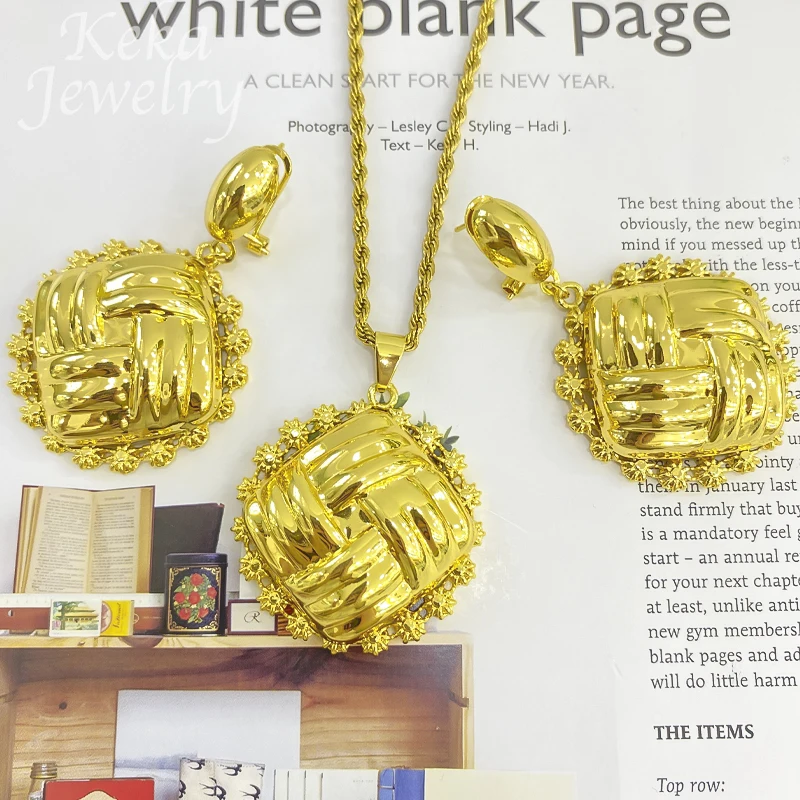 Earrings Aliexpress African Jewelry Set African Gold Plated