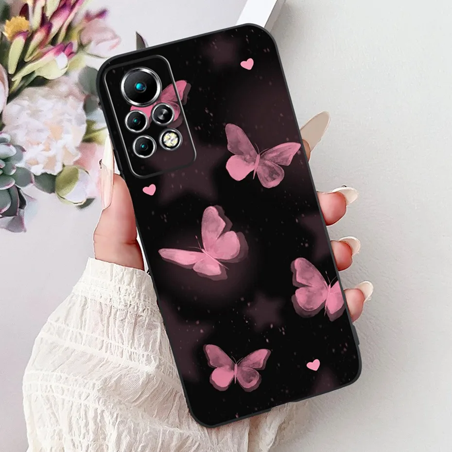 Sleek Black Silicone Soft Back Phone Case - New Design
