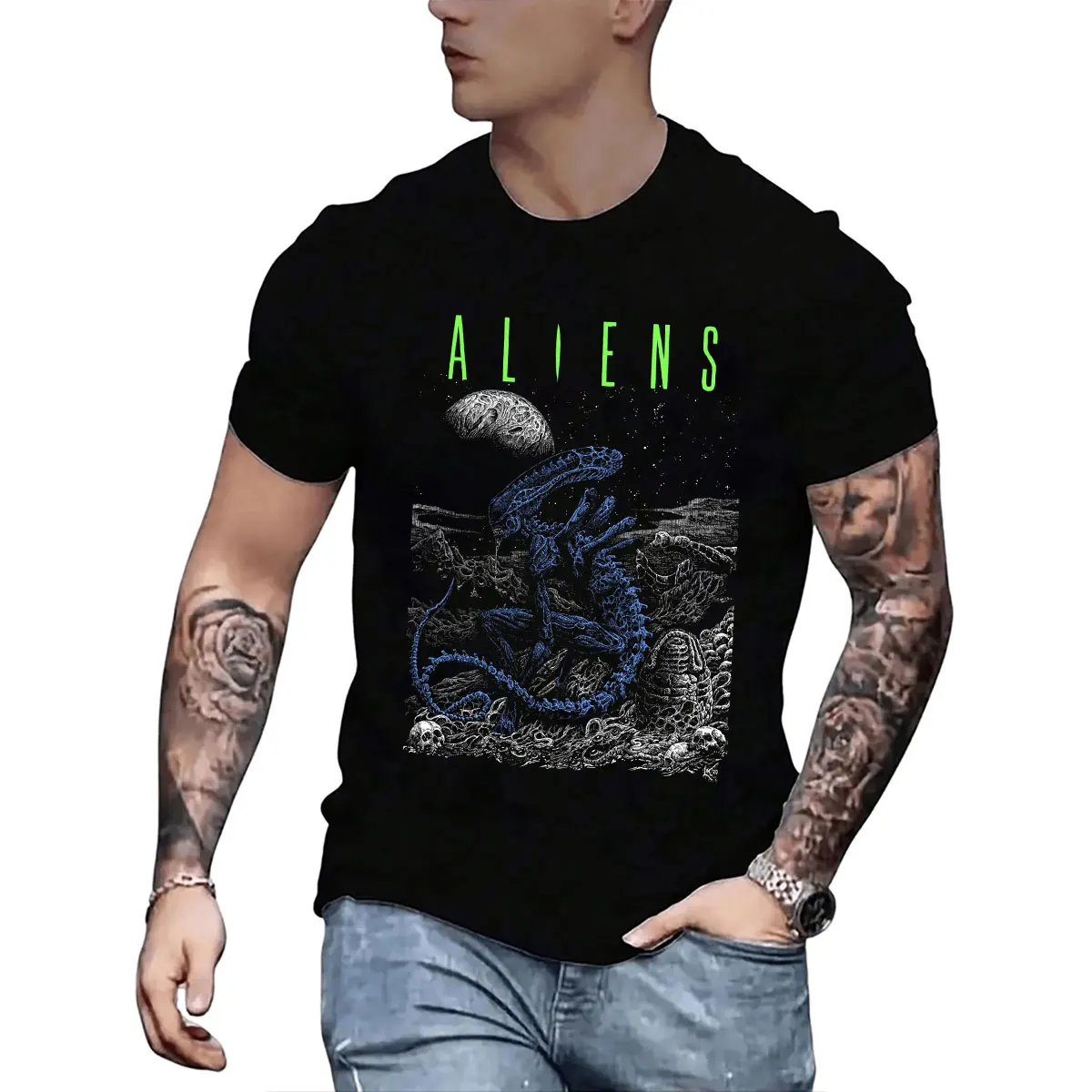 ALIENS LV- 426 Retro Sic fi Alien Gift t shirt for men Bug Horror ...