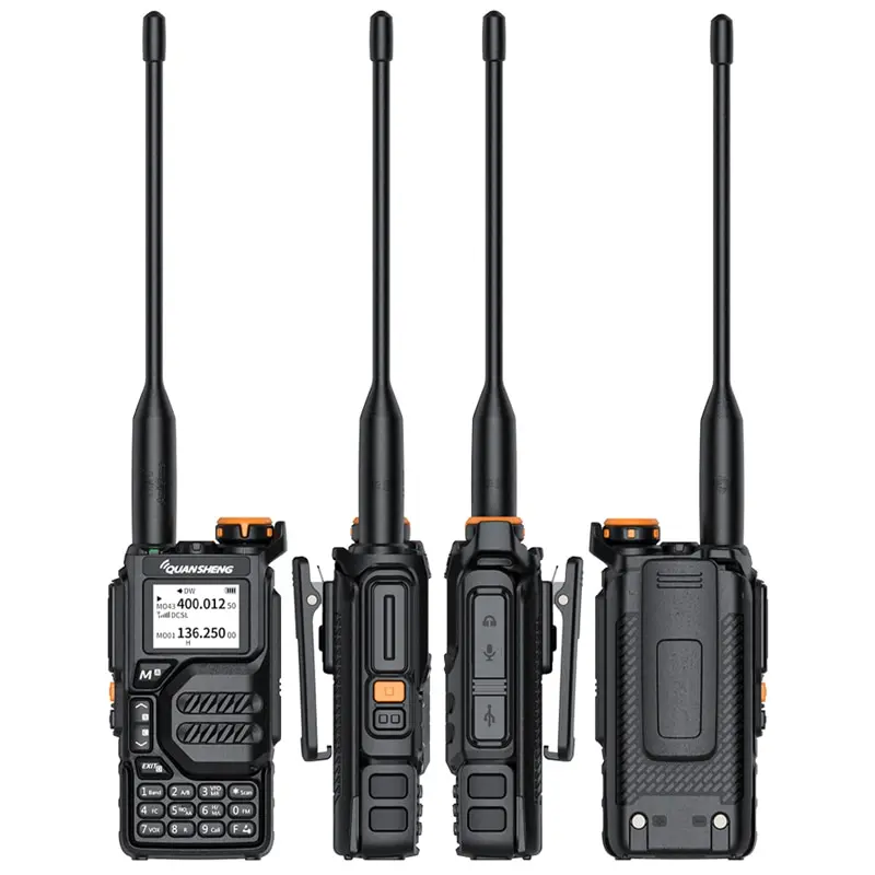 QuanshengUVK5walkie Talkiefull Bandaviation Band Hand Held Outdoor Automaticone Buttonfrequency Matching Go on Road Trip