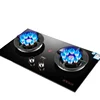 Double Stove Settable Time Desktop, Embedded Kitchen Cooking Bottled Liquefied Gas Pipeline Mounted Natural Gas Gas Stove 1