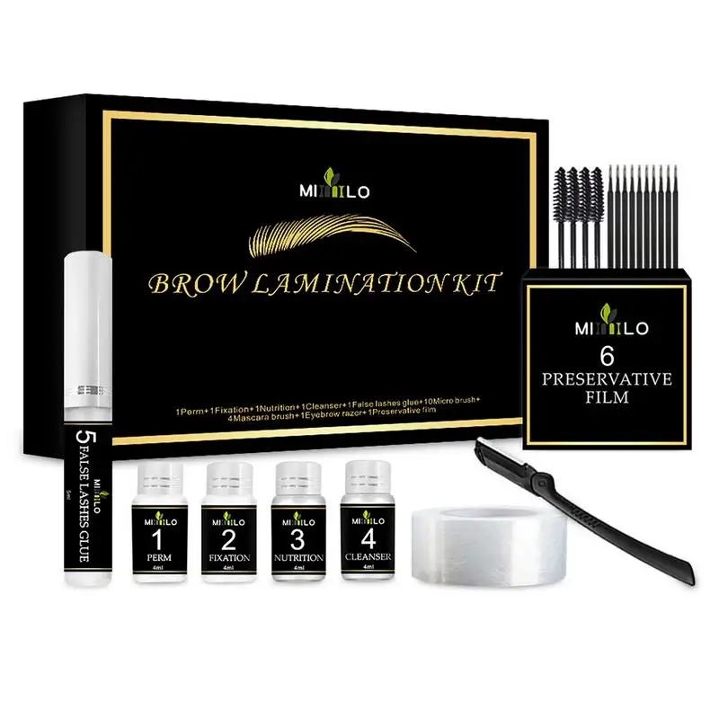 

2 In 1 Brow Lift Kit Eyebrow Lifting Beauty Salon Fast Perm Make Up Tools Styling Perming Setting Curling Eyelash Lift Set