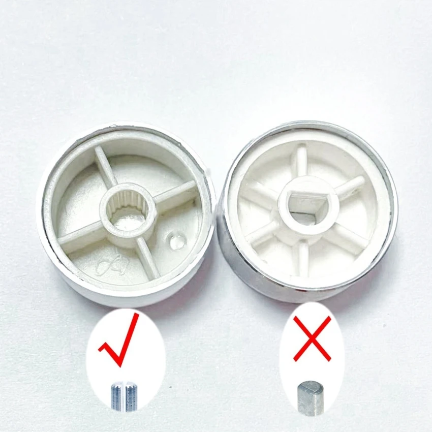 Potentiometer Knob Cap Aluminum Alloy Potentiometer Knob Cap for 6mm Shaft Hole