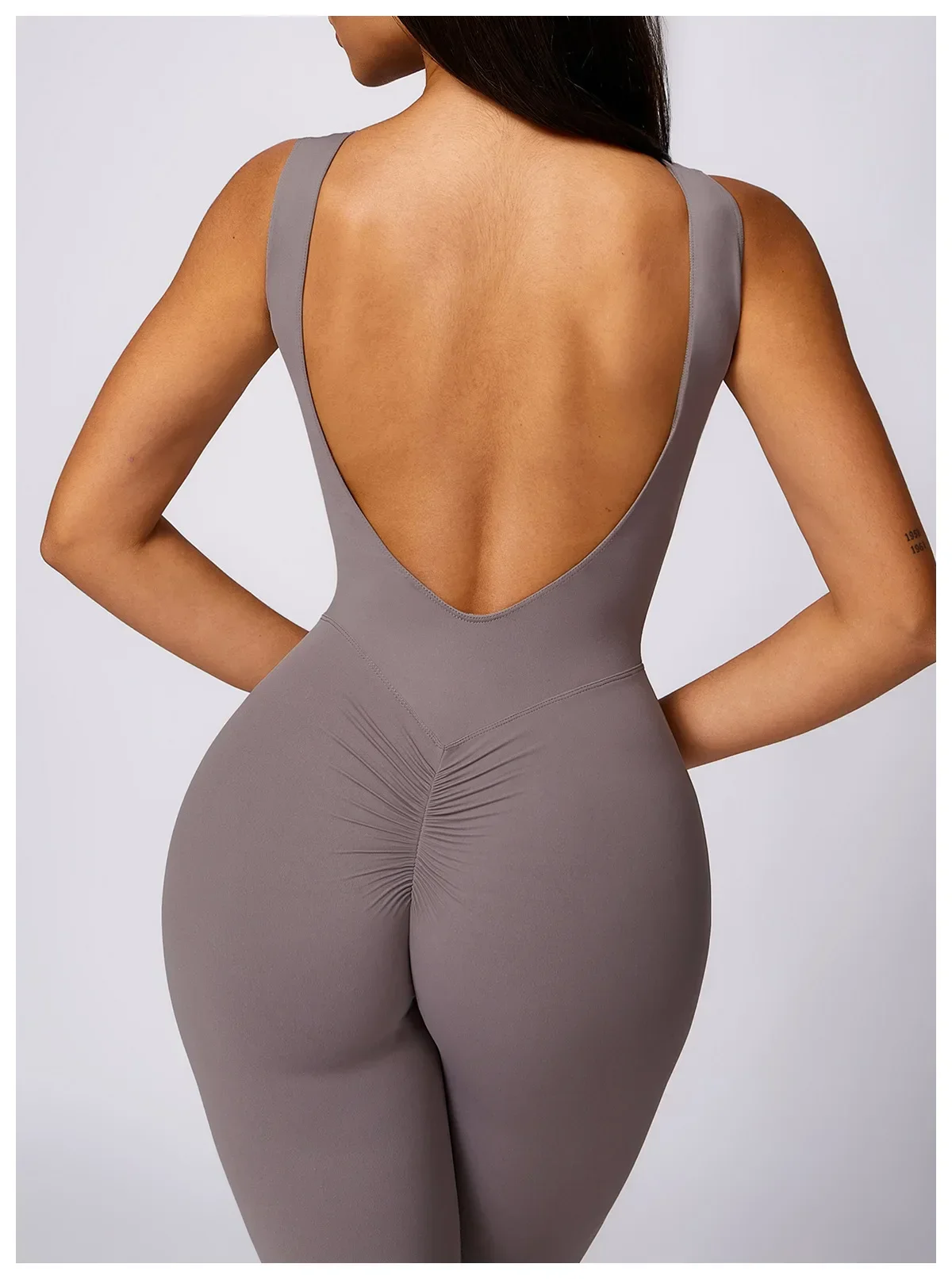 New Gym Sportswear Solid Seamless Women Training Yoga Jumpsuit Push Up One Piece Fitness Rompers Lady Workout Legging Bodysuits