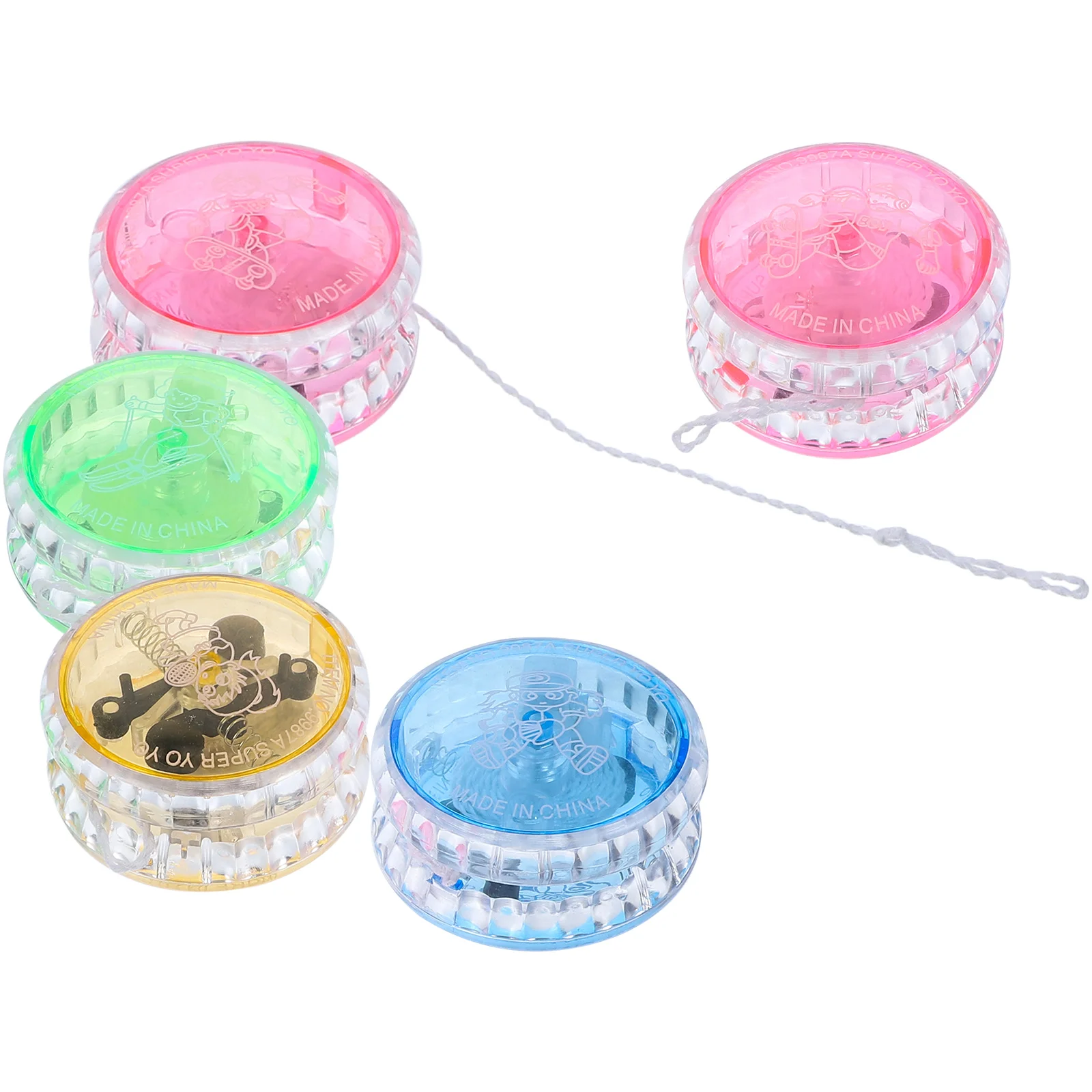 

5Pcs- yos Balls Educational Childrens Luminous Kids Toys String- yos ( )