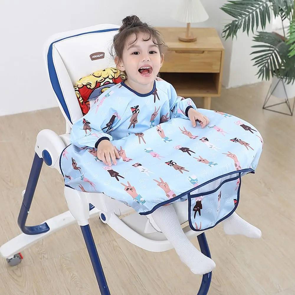 Supplies Anti-dirty with Table Cloth Cover Animal Pattern Waterproof Baby Stuff Baby Eating Artifact Baby Coverall Baby Bib
