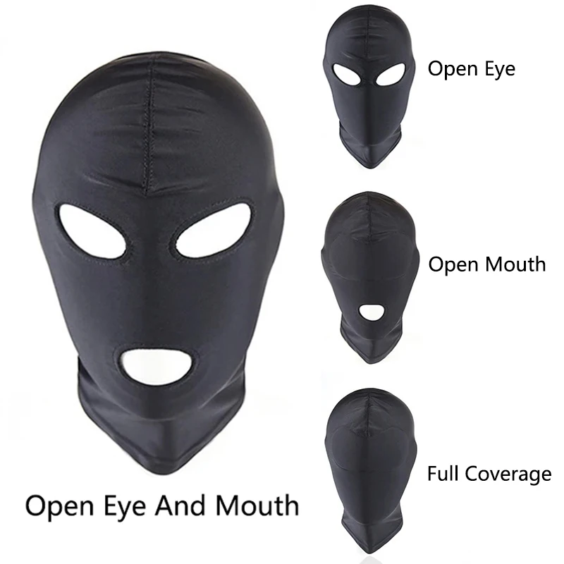 Fetish Harness Head Hood BDSM Slave Game Bondage Restraint Face Mask Erotic Sex Toys Role Play For Couples SM Mask Adults Games sex toys erotic sex toy sex party toys sex bondage toys